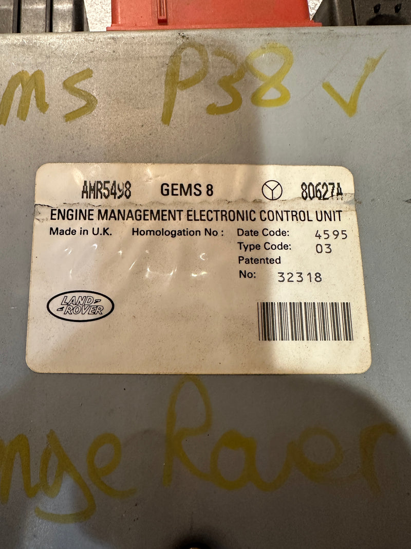Land Rover Range Rover P38 GEMS 8 AMR5498 Engine Control Unit Used