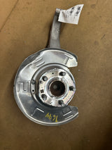 Tesla Model 3 Left Driver Steering Knuckle Front 1044311-00-E Used with Wheel Bearing