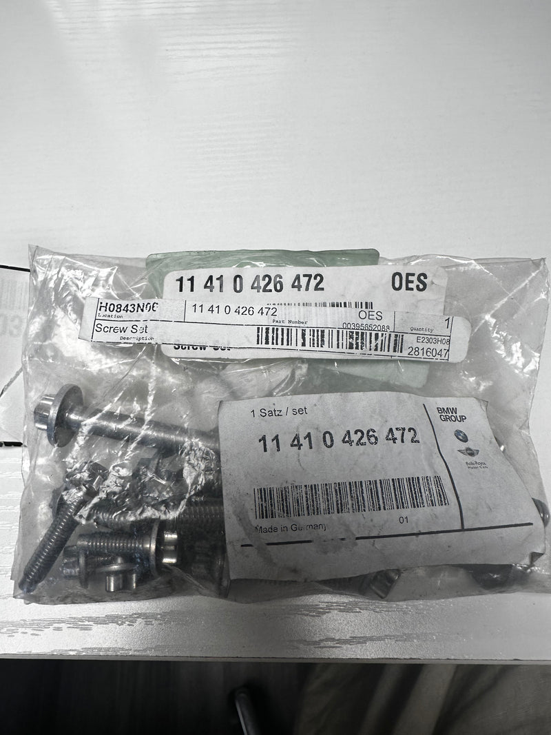 BMW Oil Pan Screw Set 11 41 0 426 472