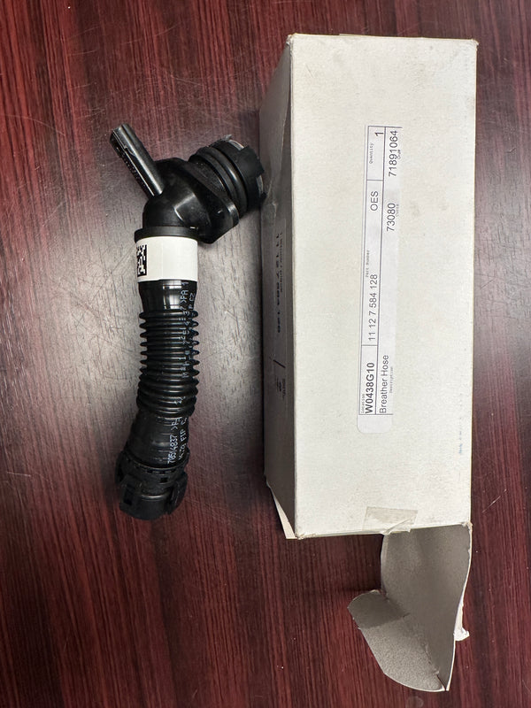 Genuine BMW Breather Vent Hose 11 12 7 584 128