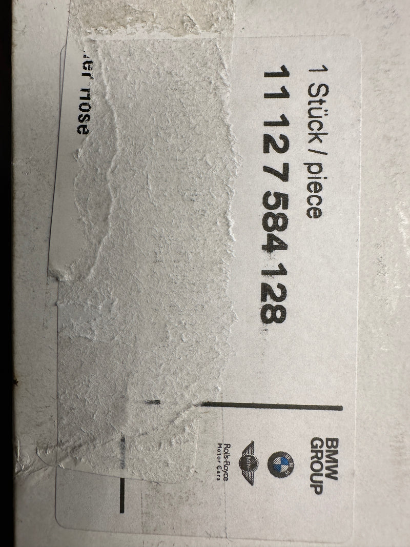 Genuine BMW Breather Vent Hose 11 12 7 584 128