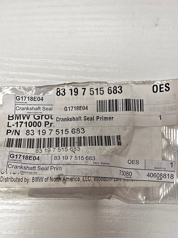 BMW Crankshaft Seal Primer Genuine BMW 83 19 7 515 683