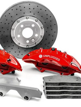 Unplugged Performance Front Ceramic Big Brake Kit Tesla Model S Plaid - Brake Pad Set