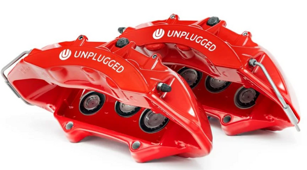 Unplugged Performance Front Ceramic Big Brake Kit Tesla Model S Plaid - Brake Pad Set