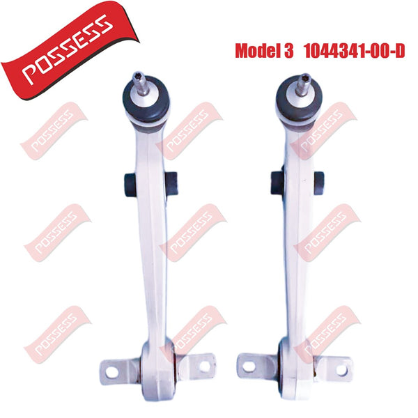 A Pair of Front Lower Suspension Straight Control Arm For Tesla Model 3 2017-/ 5YJ3 ,1044341-00-D 104434100D  L=R