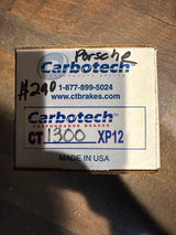 Porsche 991 997 996 Racing Brake Pad Set Carbotech CT1300 XP12