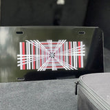 Tesla Plaid Aluminum License Plate Front or Rear - Gloss Black