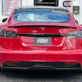 Tesla Plaid Aluminum License Plate Front or Rear - Gloss Black