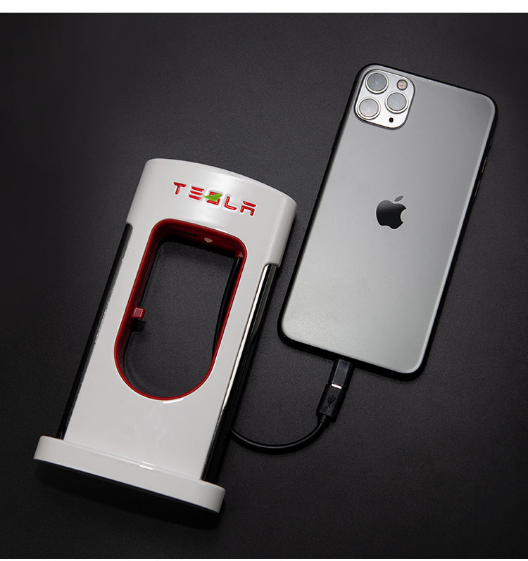 Tesla Model S 3 X Y Power Bank Fast Charging Powerbank Portable For Apple Android Phone Laptop Tablet Charging Backup