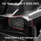 Debris filter for Tesla Model y Anti-leakage net Spare Case water guide groove of front trunk cover Car modification parts